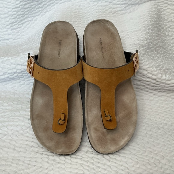 Tory Burch Mellow Thong Flat Sandals Size 8 1/2 - Picture 3 of 7
